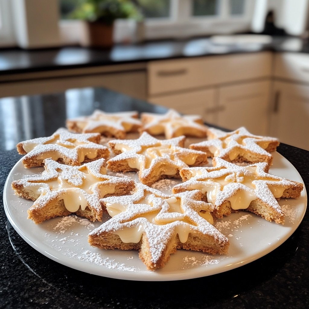 Mandel-Sternspritzgebäck