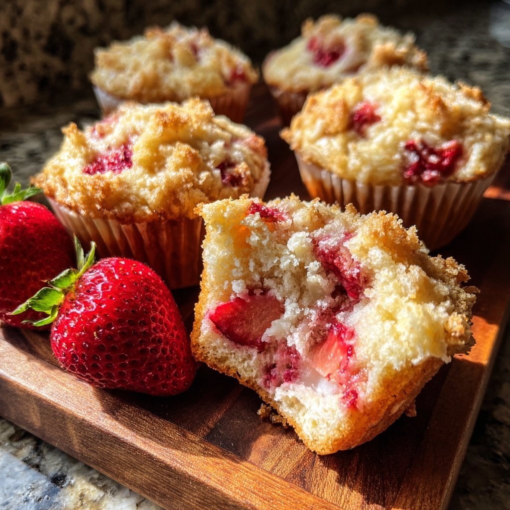 Erdbeer-Shortcake-Muffins
