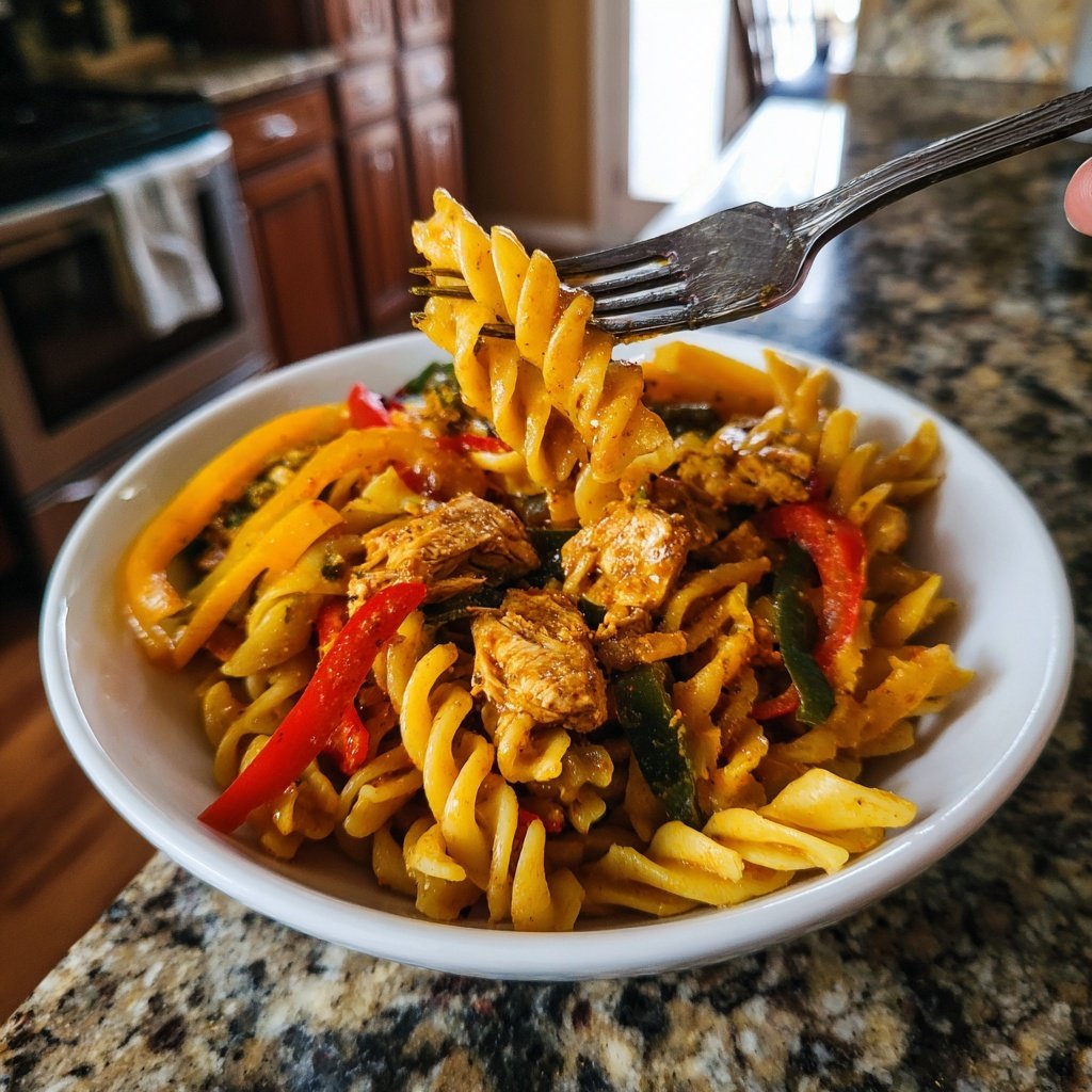 Kräftige Jamaika Rasta Pasta