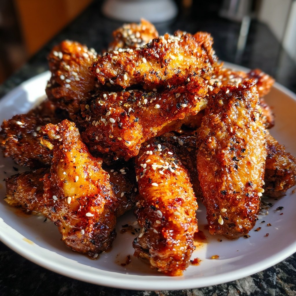 Knusprige Chicken Wings mit Honig