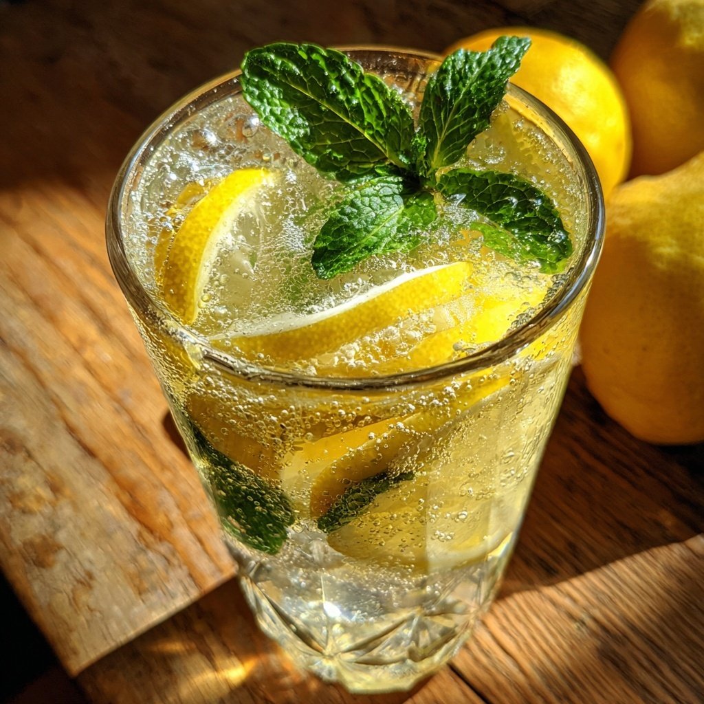 Meyer Zitronen Fizz Mocktail