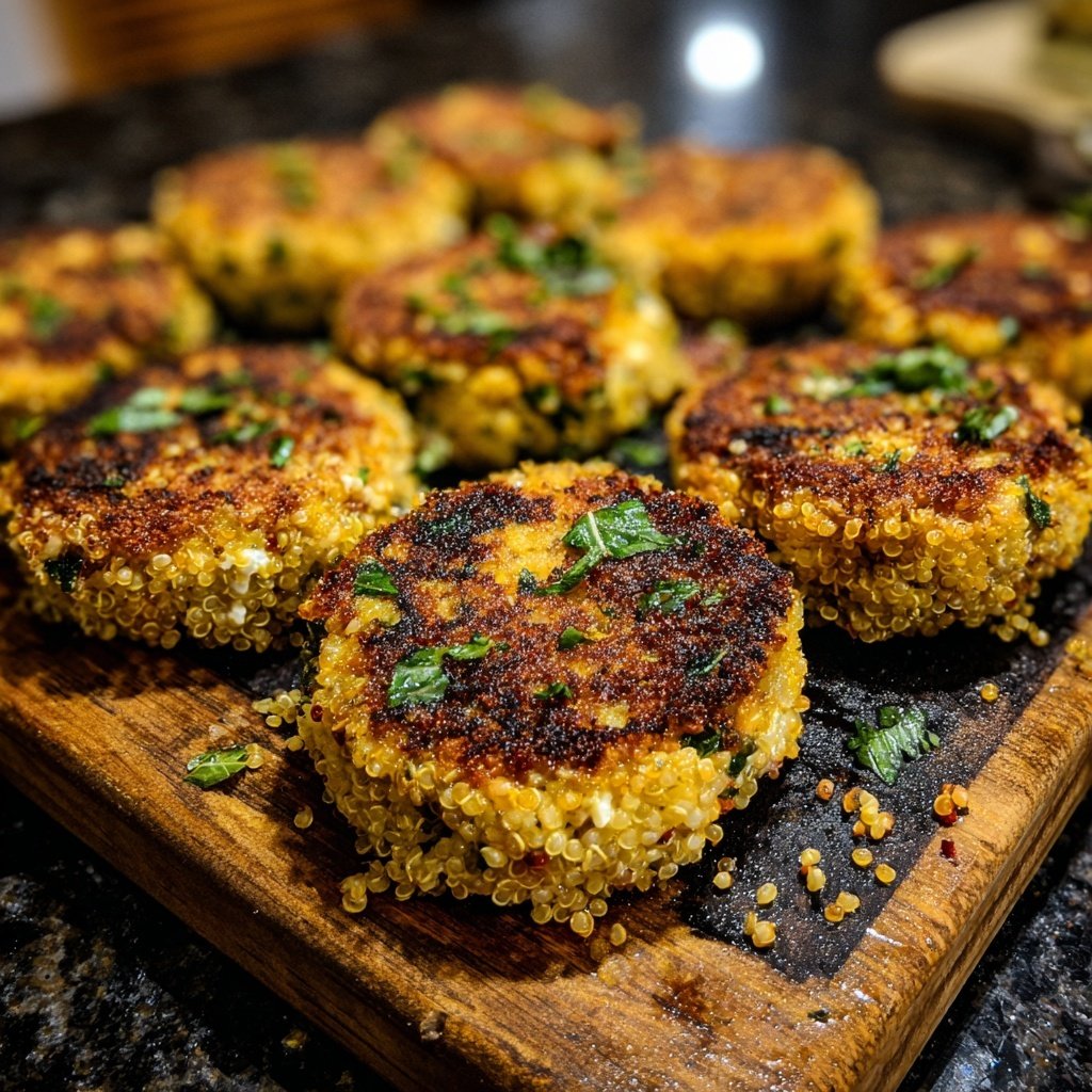 Gefüllte Lachs-Patties mit Quinoa