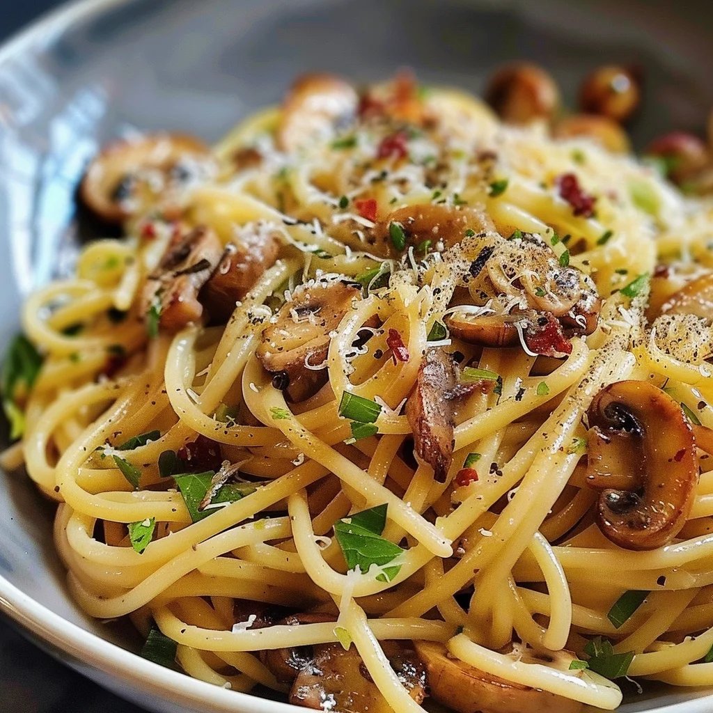 Spaghetti mit Rosenkohl