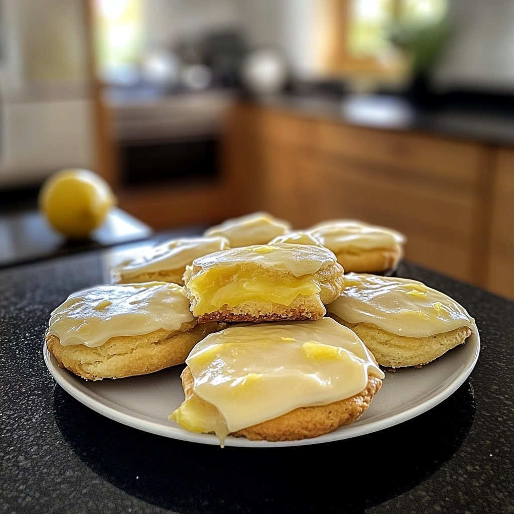 Zitronen Daumenplätzchen