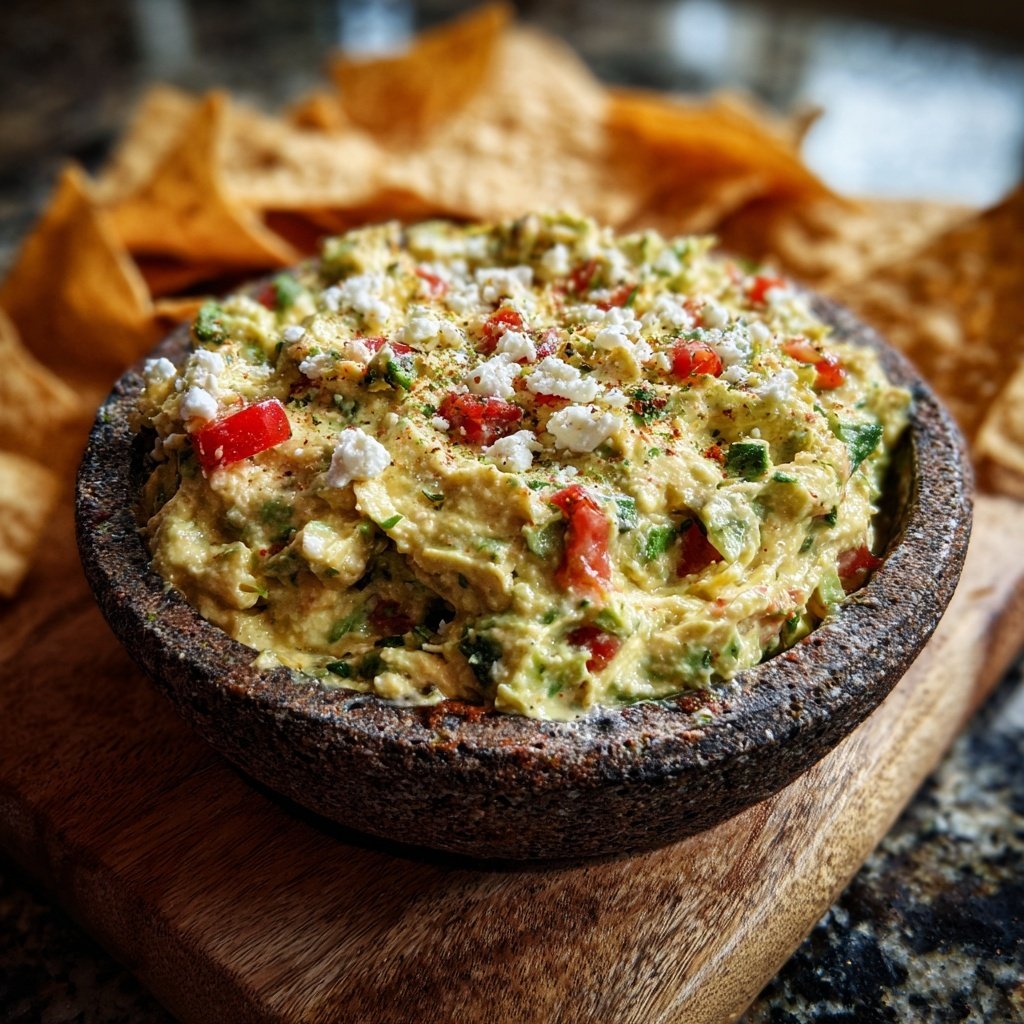 Herzhafter Griechischer Joghurt Nacho Dip