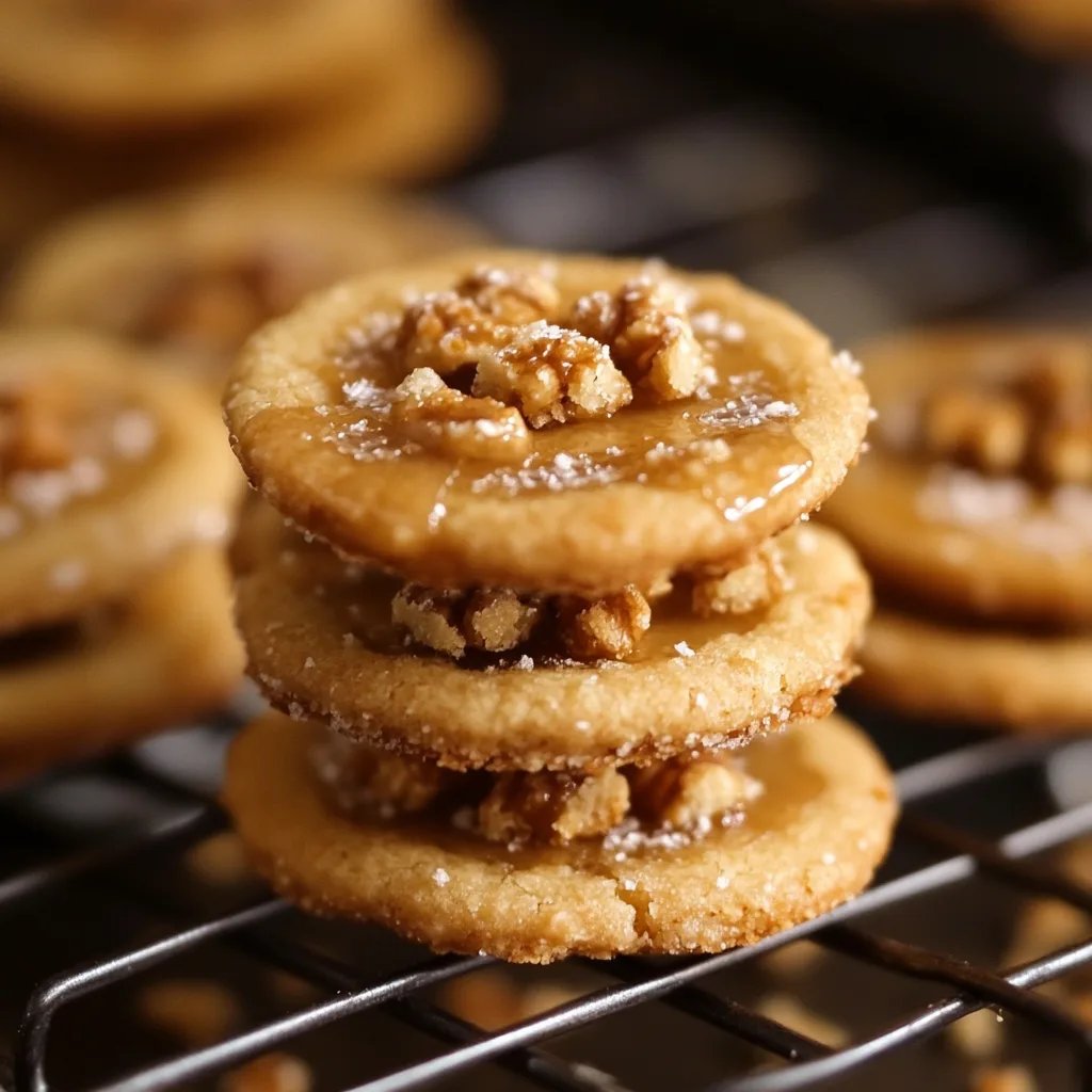 Walnuss Kekse | mit Honig und Karamell